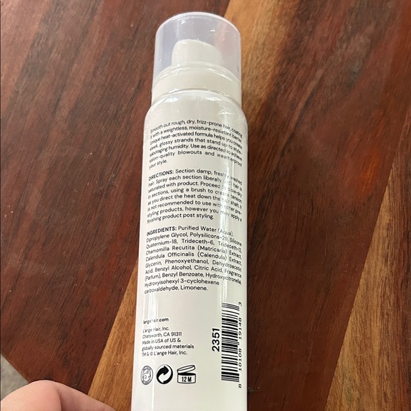 Lange Glass Hair Thermal Blowout Primer - 5 oz - Picture 2 of 3